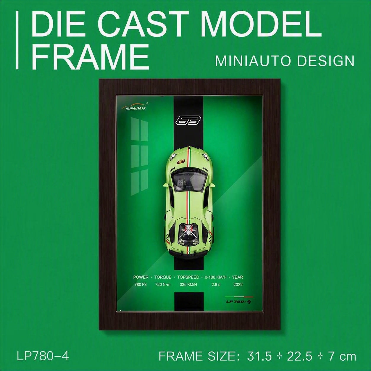 Car Frame 32™ Alloy Model Wall Art