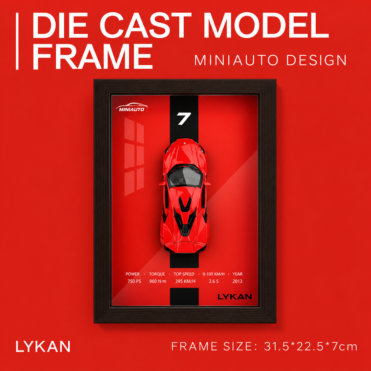 Car Frame 32™ Alloy Model Wall Art